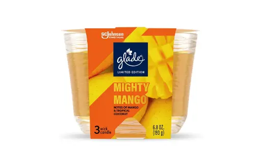 [1900-SJ-04891] Glade Candle Lto Mighty Mango 3/6.8oz