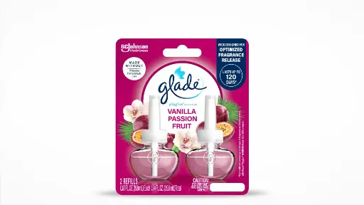 [1900-SJ-74407] Glade PISO Vanilla Passion Fruit 2 Refill 6/1.34oz