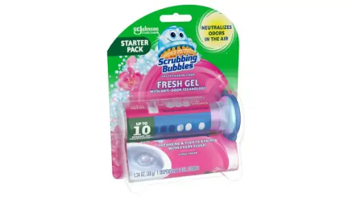 [1900-SJ-00371] Scrubbing Bubbles Floral Fusion Toilet Cleaning Gel Stamp 6/1.34oz
