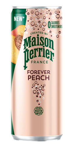 [1300-NW-14021] Maison Perrier Forever Peach Slim Can 3X10Pk/25cl