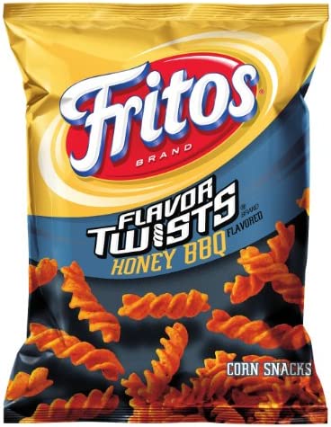 [1400-FL-26458] Frito Lay Fritos Honey BBQ Twist 24/4.5oz