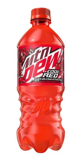 [2600-PE-66561] Mountain Dew Code Red 24/20oz