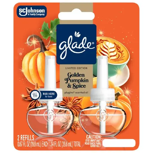 [1900-SJ-04668] Glade PISO Golden Pumpkin & Spice 2 Refill 6/1.34oz