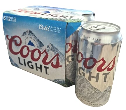 [0900-CB-71085] Coors Light Can 4x6/12oz