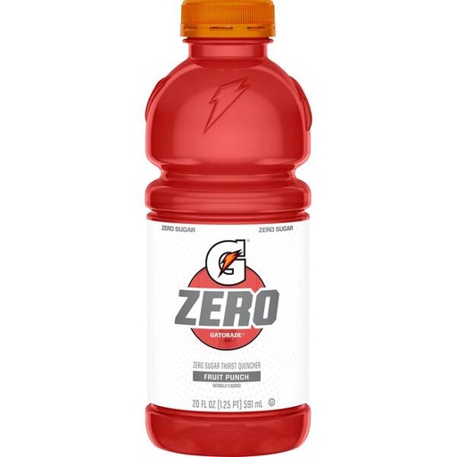 [1200-GA-44260] Gatorade Zero Fruit Punch 3x8/20oz