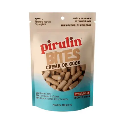 [1600-SG-10074] Pirulin Bites Crema De Coco 12Pk 200Gr