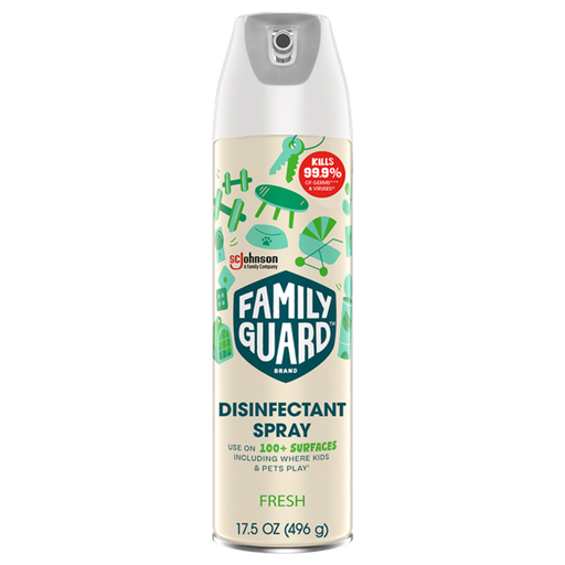 [1900-SJ-08610] Family Guard Disinfectant Spray Fresh 8/17.5oz