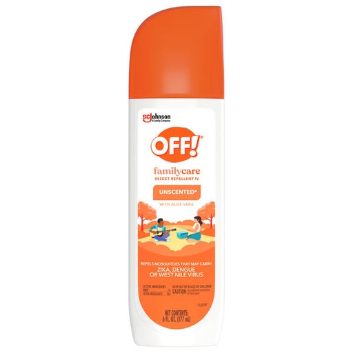 [1900-SJ-18357] Off FamilyCare Insect Repellent (Unscented) Spritz 12/6oz