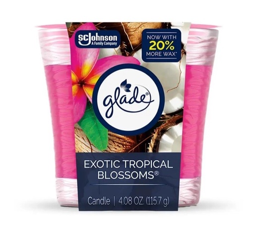 [1900-SJ-54911] Glade Candle Tropical Blossoms 6/4.08oz