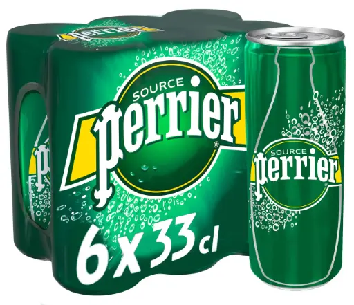 [1300-NW-57995] Perrier Regular Slim Can 4X6Pk/33Cl