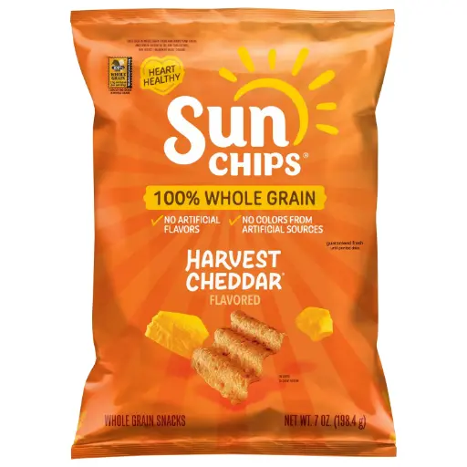 [1400-FL-37690] Sunchips Harvest Cheddar 8/6.5oz 