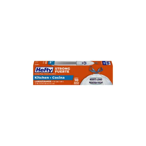 [1900-HF-02488] Hefty Garbage Bags Large 20/10ct 13g
