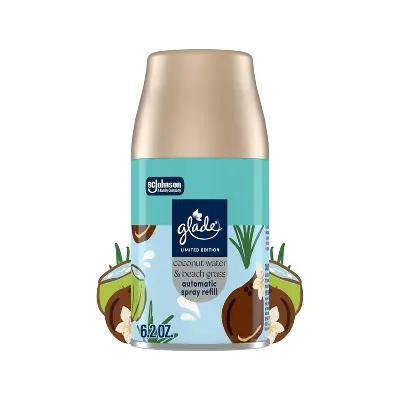 [1900-SJ-05623] Glade Auto Spray Coconut Water & Beach Grass 6/6.2oz 