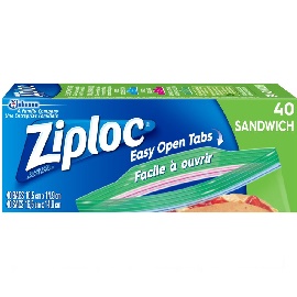 [1900-SJ-13560] Ziploc Sandwich Bags 12/50Ct 