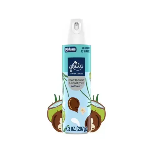 [1900-SJ-05777] Glade Aerosol Coconut Water & Beach Grass 6/7.3oz  
