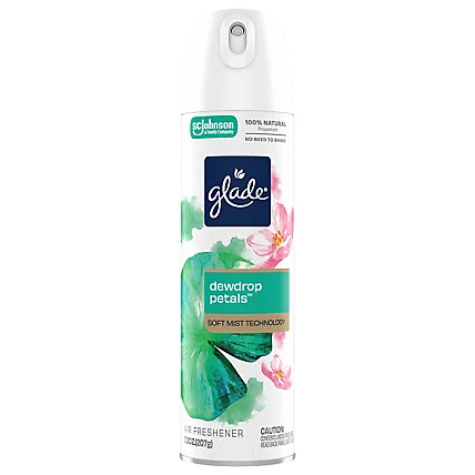 [1900-SJ-04763] Glade Aerosol Dewdrop Petals 6/7.3oz   