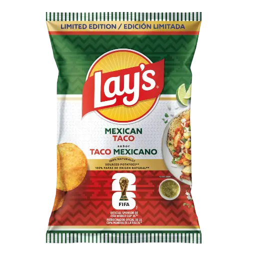 [1400-FL-66952D] Lays Mexico Taco World Cup 60/1.13oz