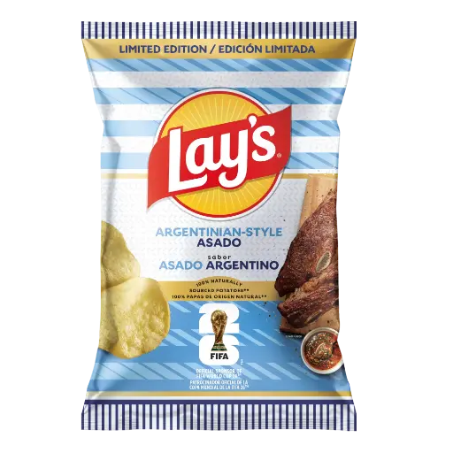 [1400-FL-66958D] Lays Argentina Carne Asado World Cup 16/3.7oz